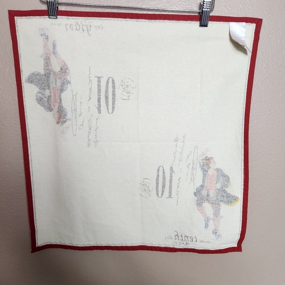 Williams Sonoma 12 Days Of Christmas Napkin #10 - Picture 3 of 4